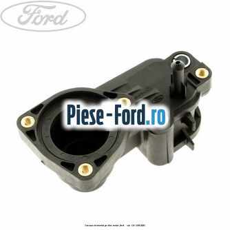 Carcasa termostat pe bloc motor Ford Transit Connect 2002-2014 1.8 TDCi 90 cai #71A936FAB0